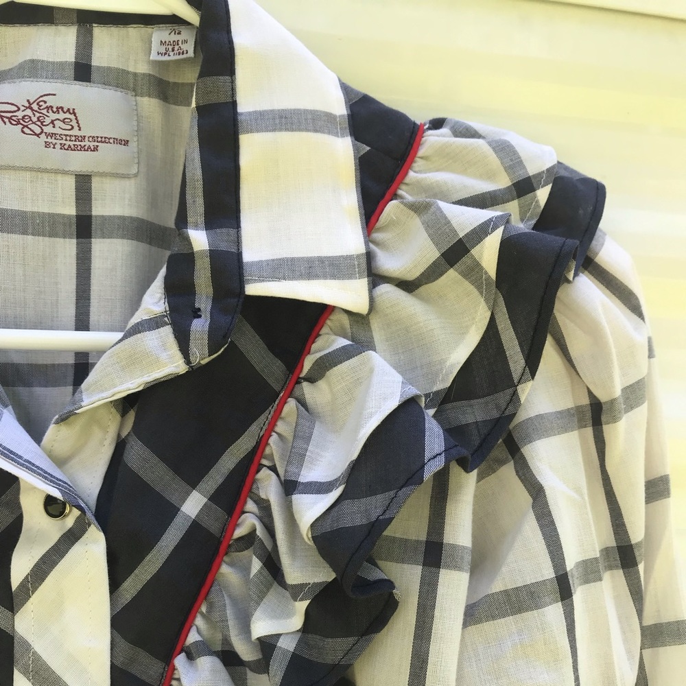 ♥️VINTAGE♥️ Kenny Rogers western pearl snap!